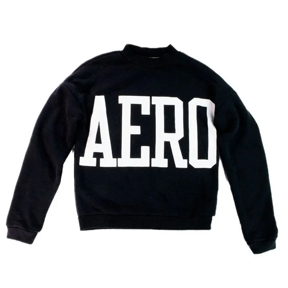 Aeropostale Block Logo Pullover Sweatshirt XS - Picture 1 of 3